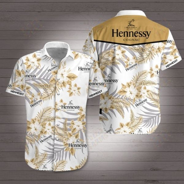 Hennessy gognac hawaiian shirt as