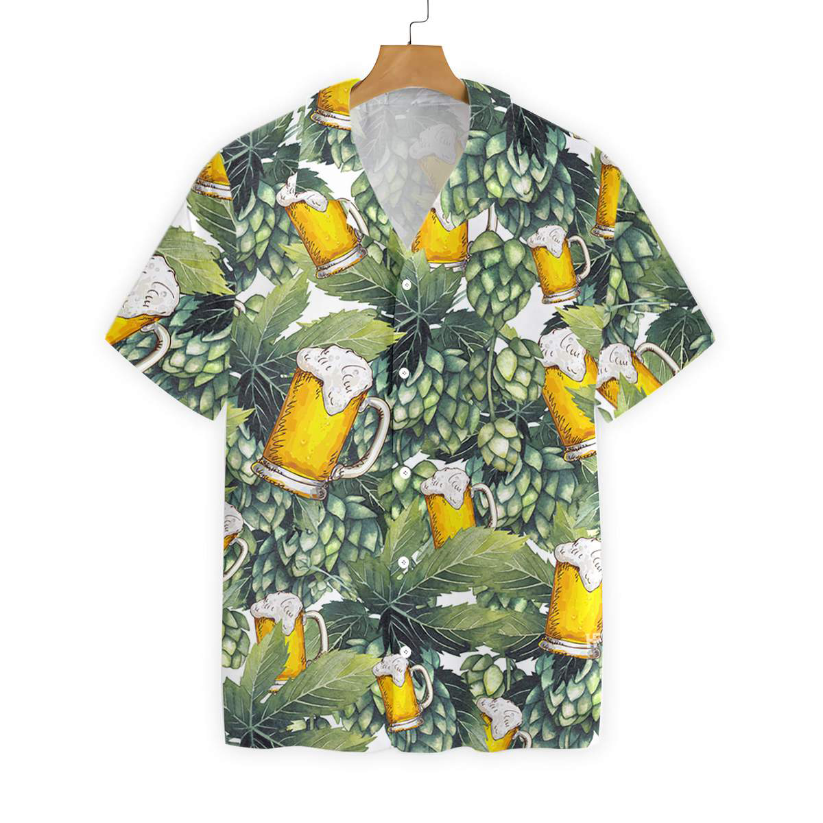 Hops And Craft Beer Hawaiian Shirt2