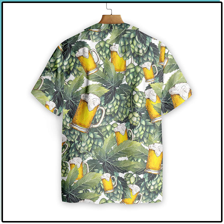Hops And Craft Beer Hawaiian Shirt3