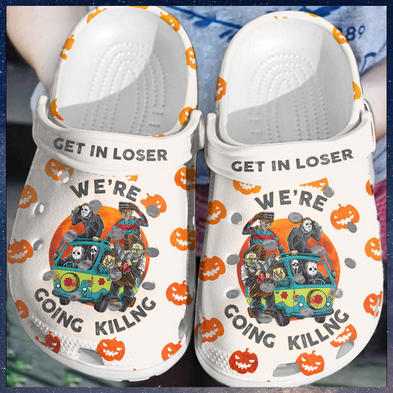 Horror characters get in loser we are going killing clog crocband shoes 1
