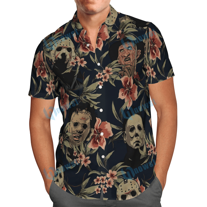 Horror movie Hawaii shirt and short 4