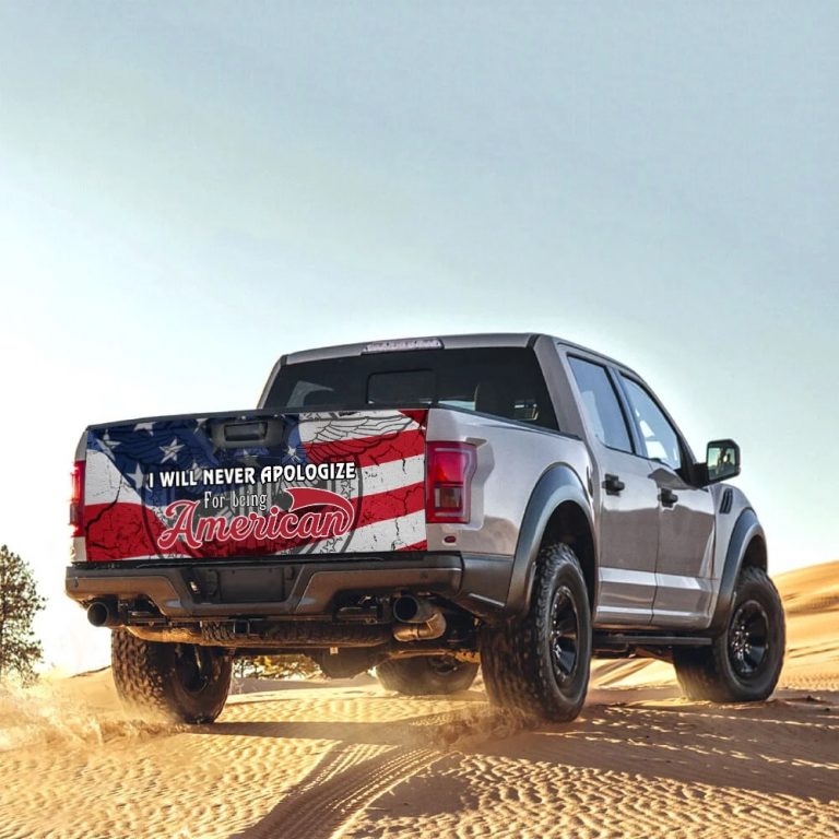 I will never apologize for being American decal sticker wrap 4