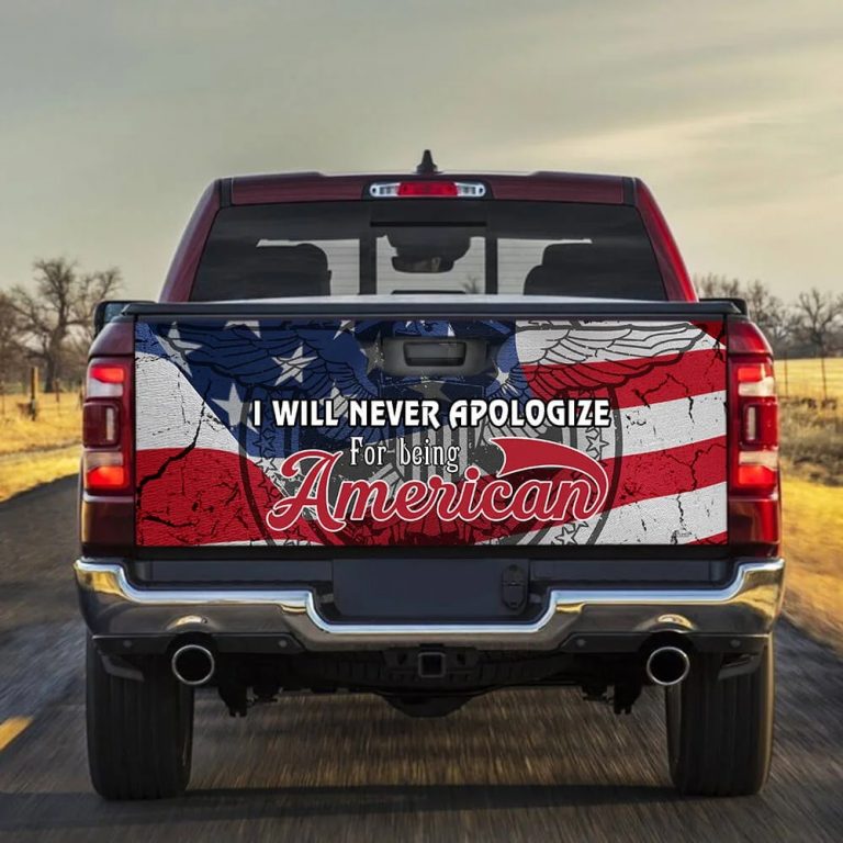 I will never apologize for being American decal sticker wrap