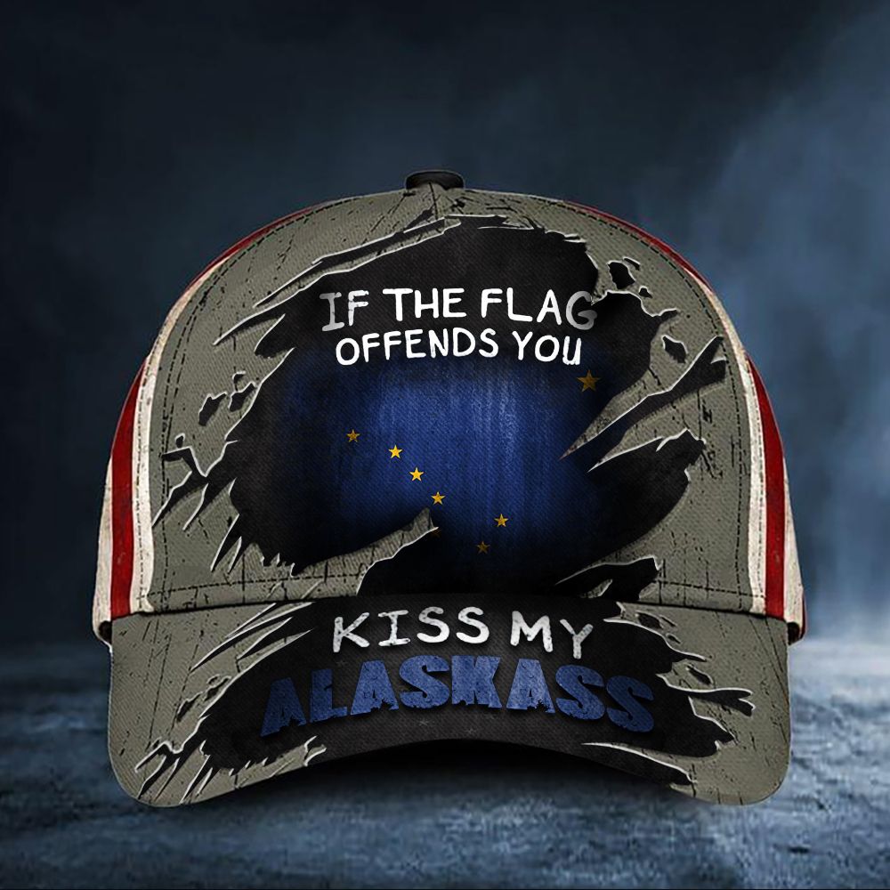 If The Flag Offends You Kiss My Alaskass Cap