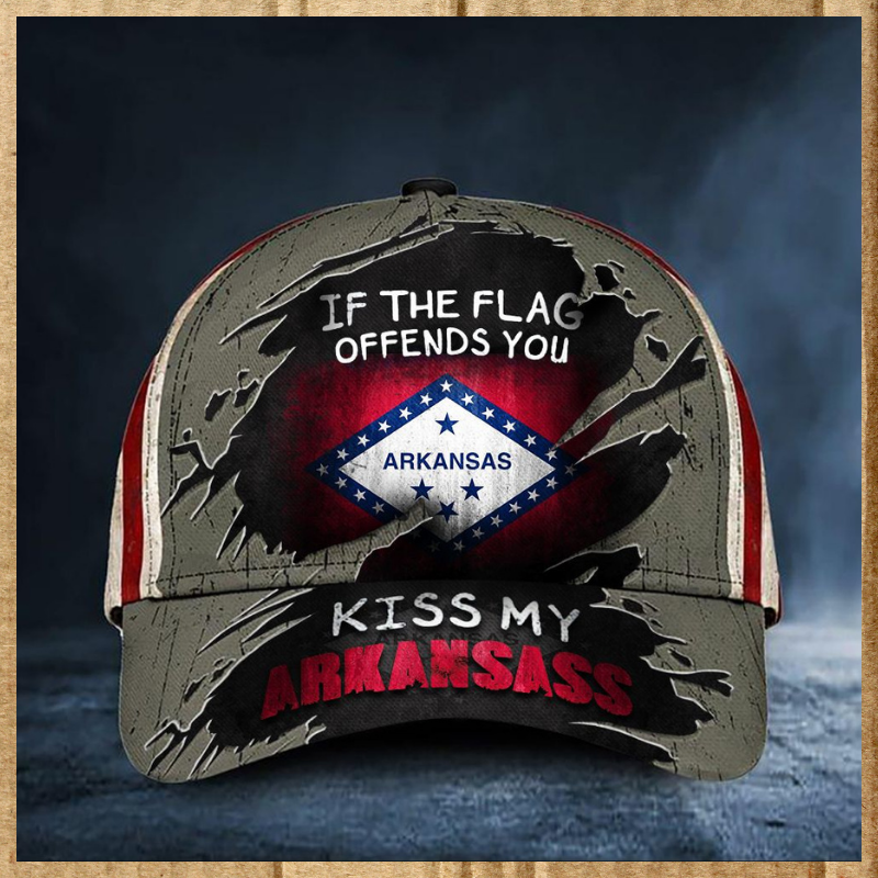 If The Flag Offends You Kiss My Arkansass Cap 1