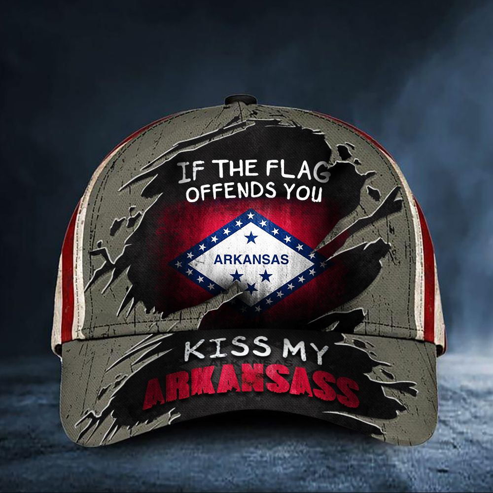 If The Flag Offends You Kiss My Arkansass Cap