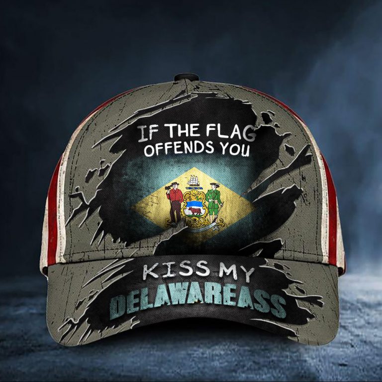 If The Flag Offends You Kiss My Delawareass Cap