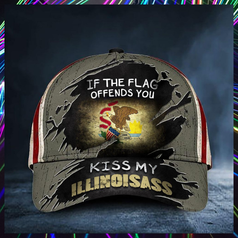 If The Flag Offends You Kiss My Illinoisass Cap 2