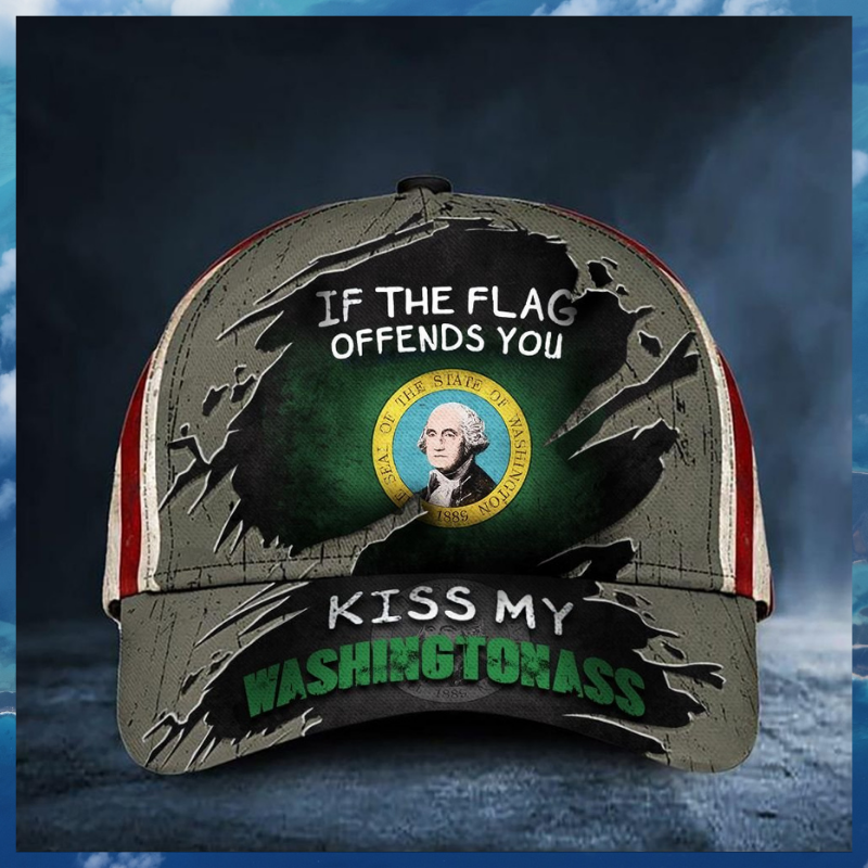 If The Flag Offends You Kiss My Washington Cap 1