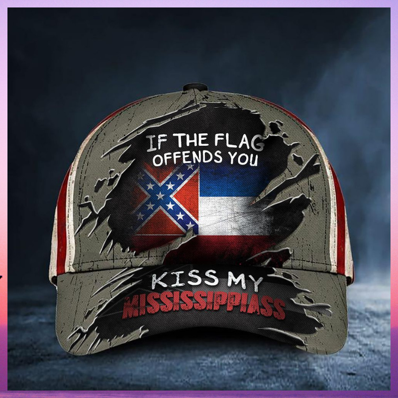 If You Flag Offends You Kiss My Mississippiass cap 1