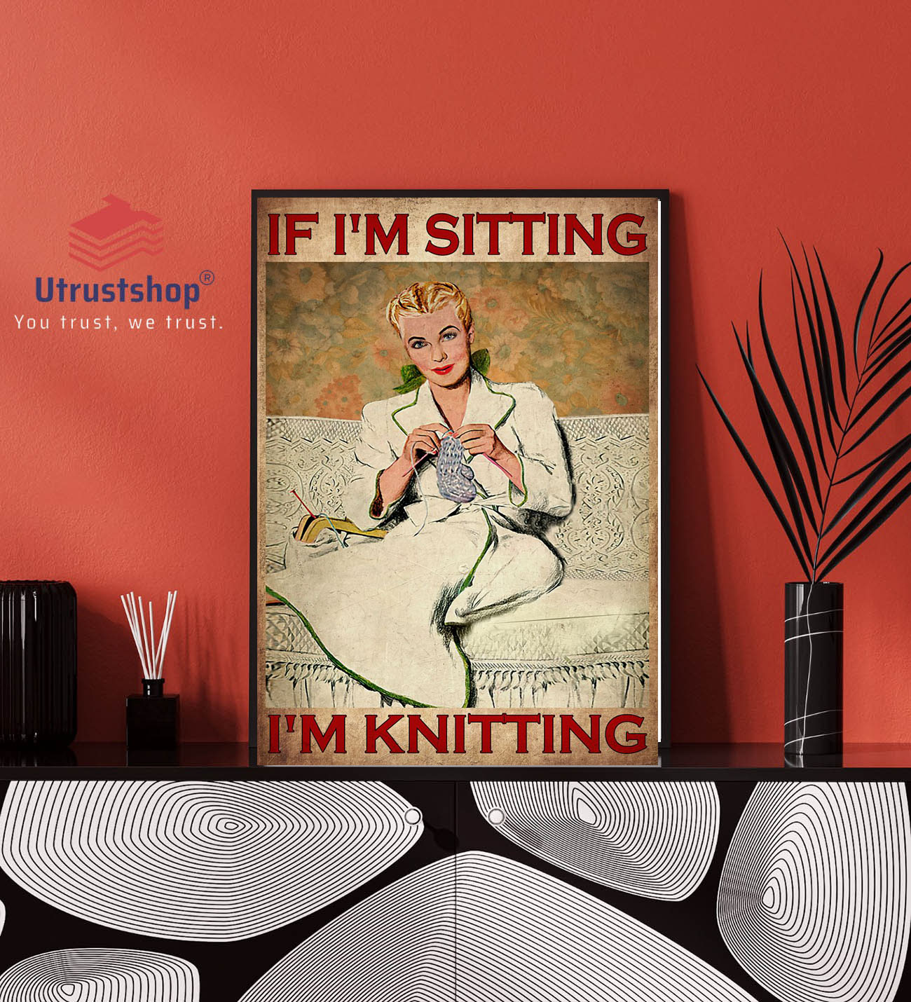 If im sitting im knitting poster1