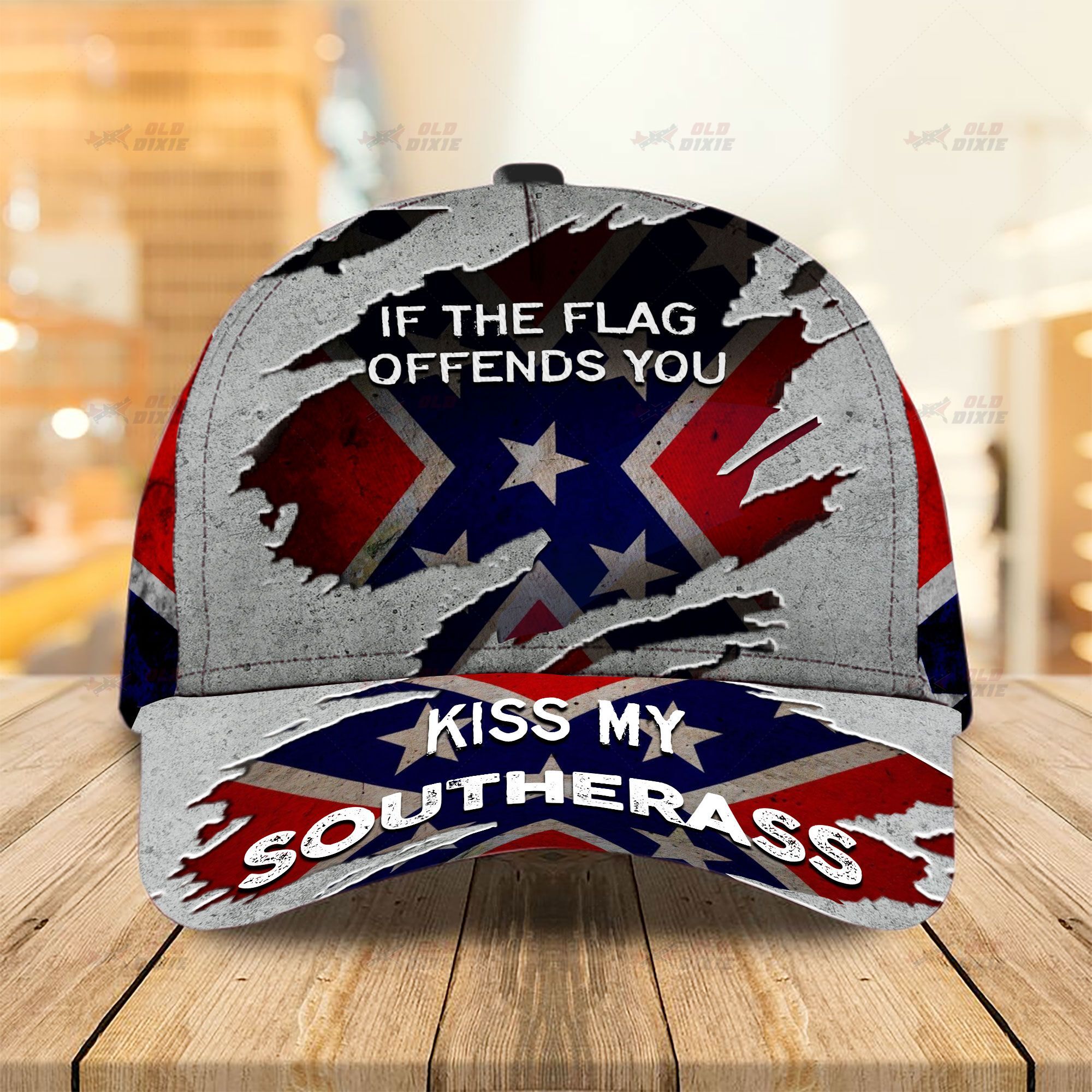 If the flag offends you kiss my southern southerass cap