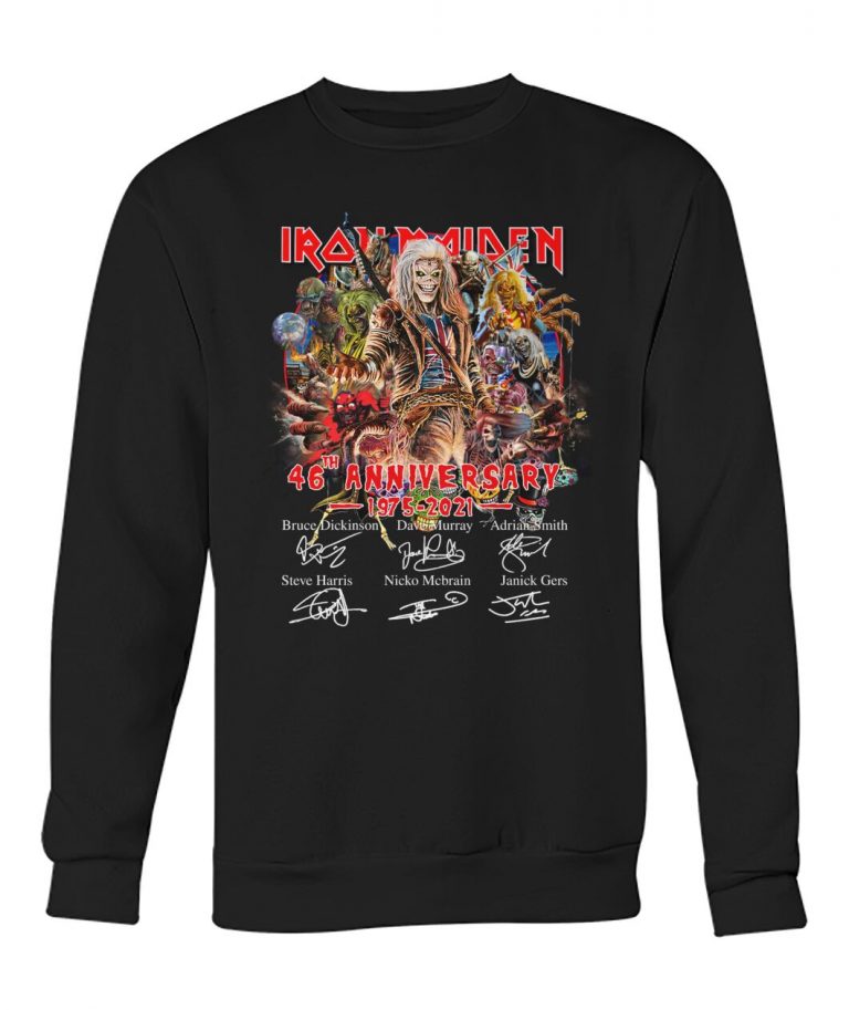 Iron Maiden 46th anniversary 3d hoodie and shirt 2