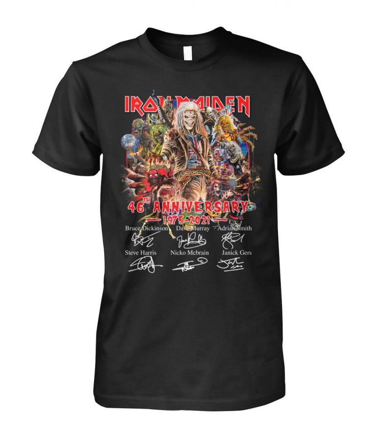 Iron Maiden 46th anniversary 3d hoodie and shirt