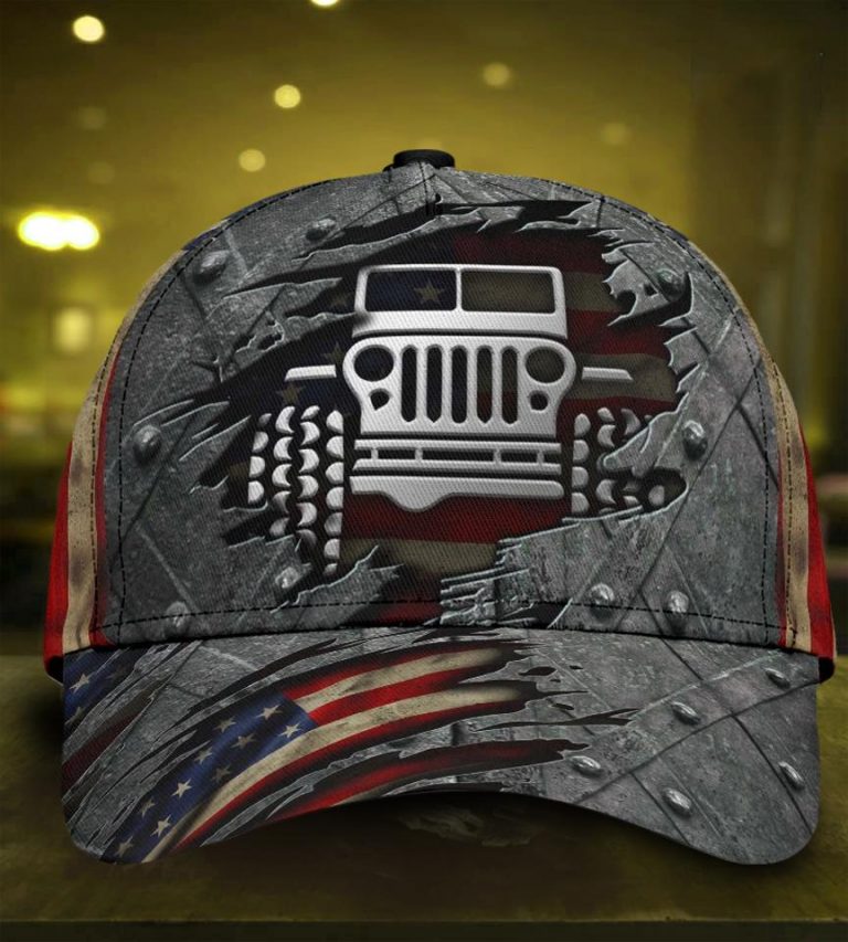 Jeep US flag cap hat