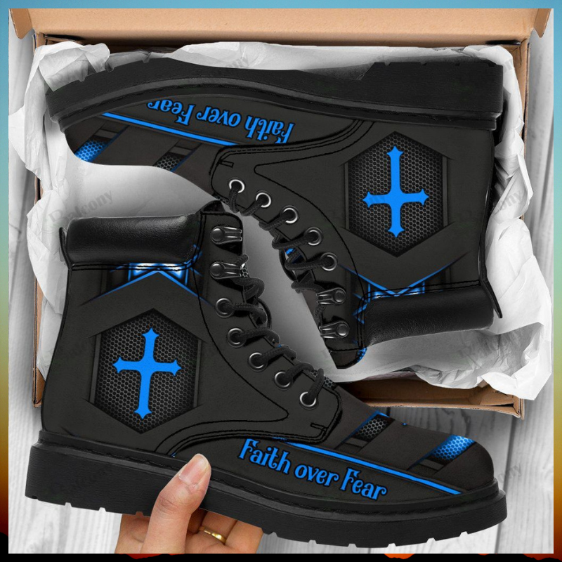 Jesus faith over fear timberland boots 1