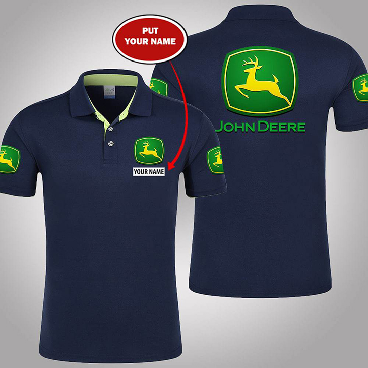 John Deere Custom Name Polo Shirt 2