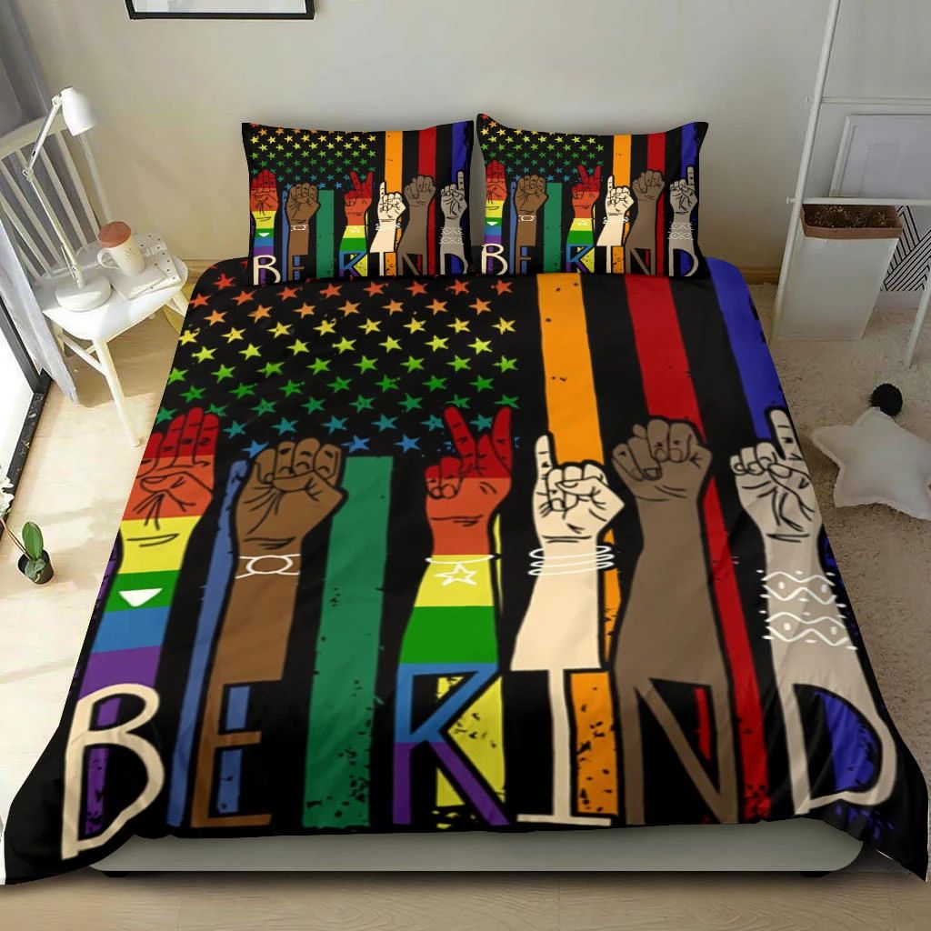 LGBT Be Kind Bedding Set 1