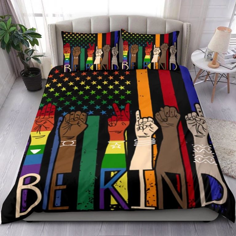 LGBT Be Kind Bedding Set