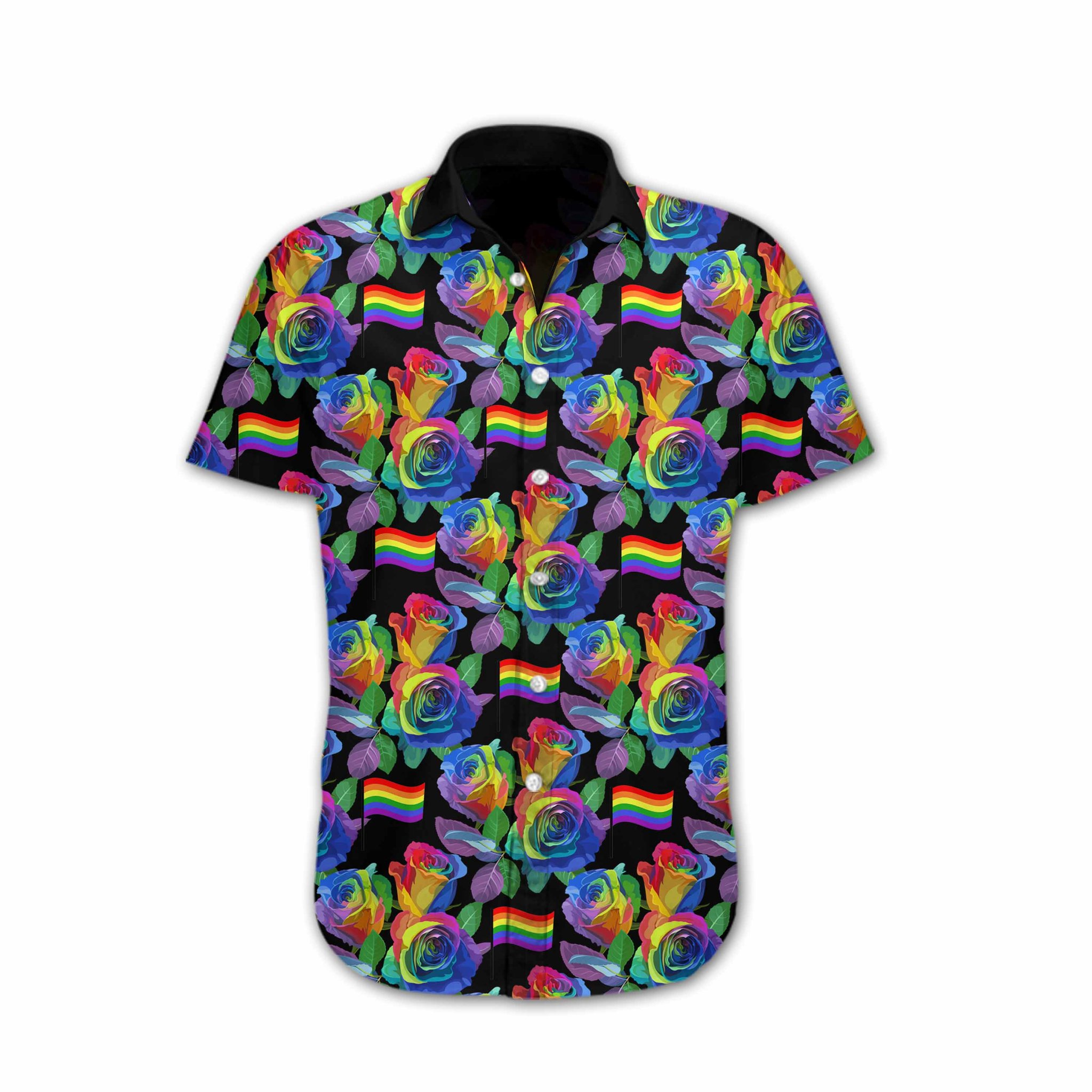 LGBT Rose Hawaiian Shirt 1