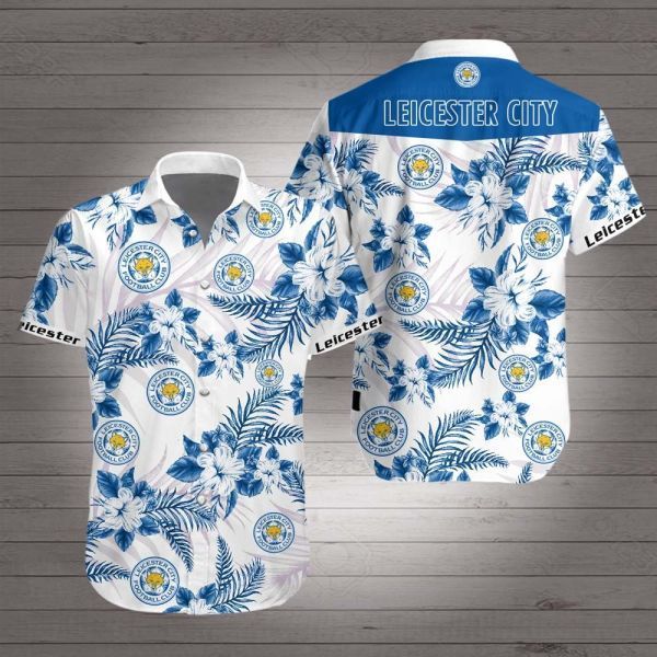 Leicester city hawaiian shirt as