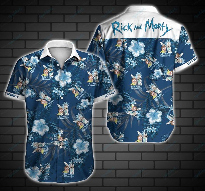 Lets get schwifty rick and morty hawaiian shirt as