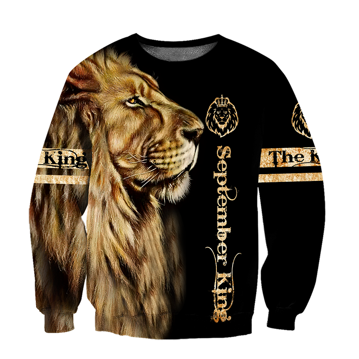Lion September King 3D T Shirt And Hoodie1