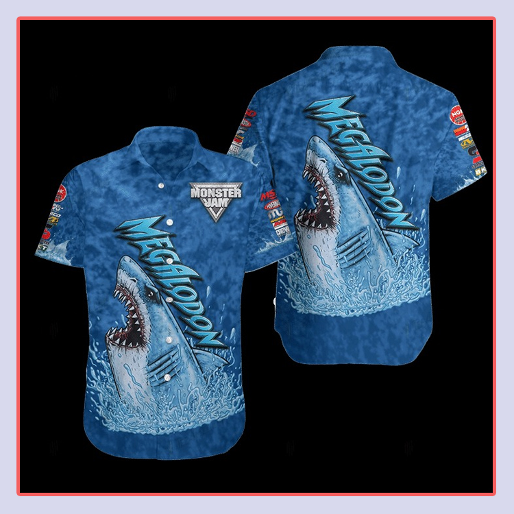 Megalodon Monster Hawaiian Shirt1