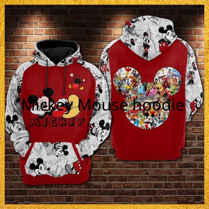 Mickey Mouse 3d all over print hoodie