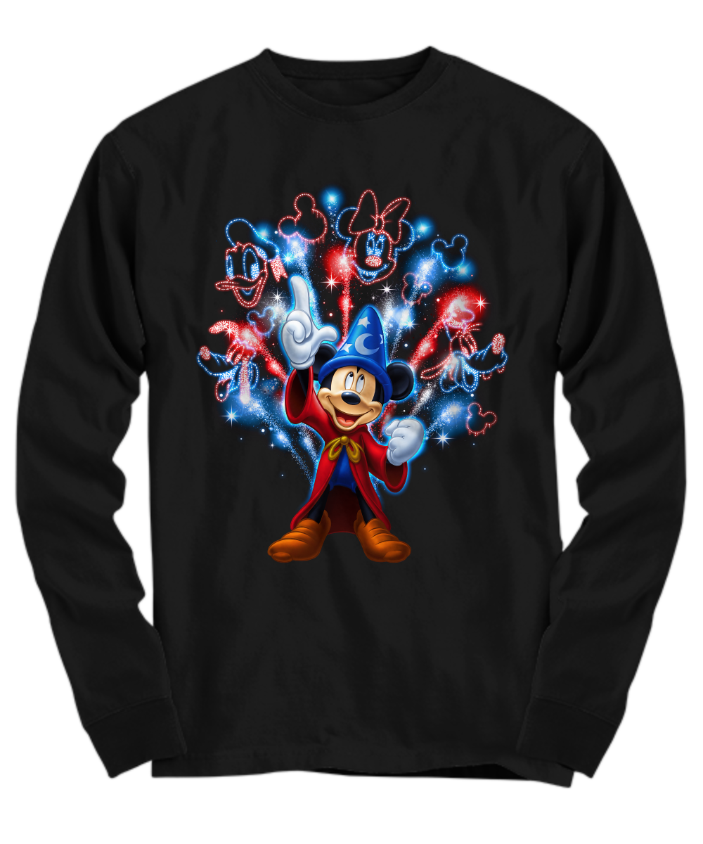 Mickey mouse firework Shirt Hoodie2