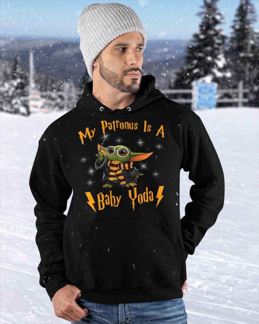 My Patronus is a baby Yoda 3d hoodie and shirt 3