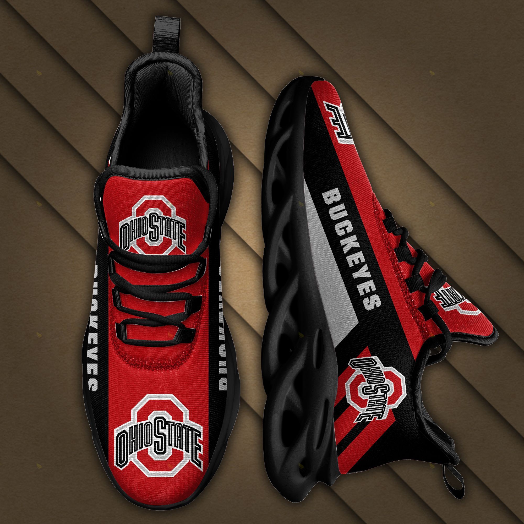 NCAA Ohio State Buckeyes clunky max soul Sneaker shoes