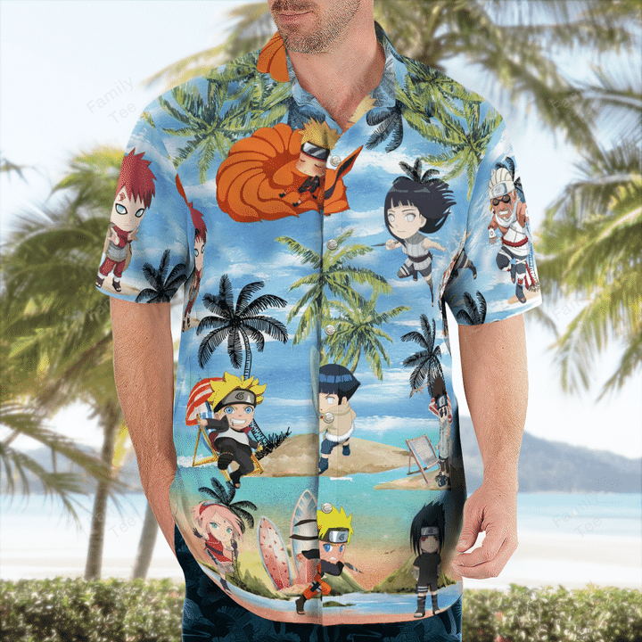 Naruto Anime Hawaiian shirt 1