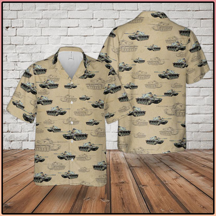 National Guard Tank Hawaiian Shirt and Short3