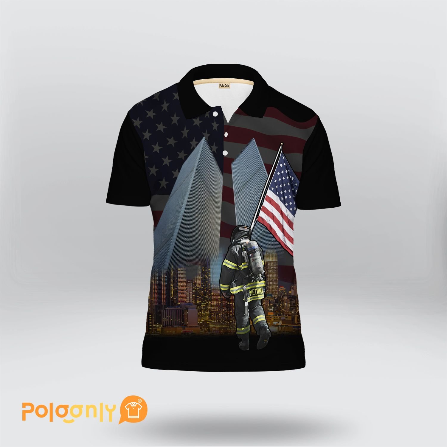 Never Forget 911 20th Anniversary Polo Shirt 1