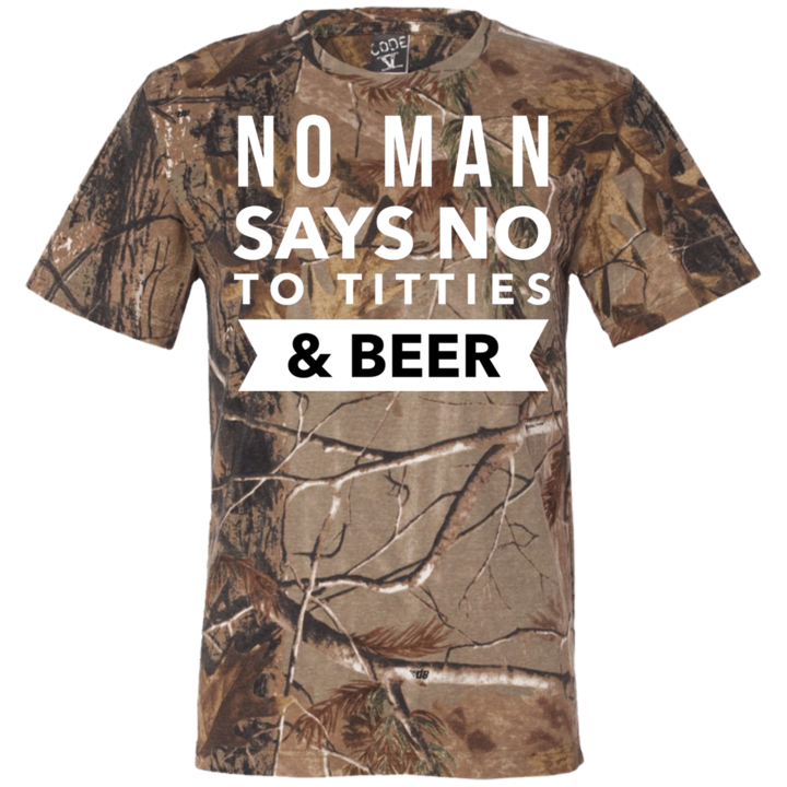 No Man Says No To Titties and Beer 3d T shirt