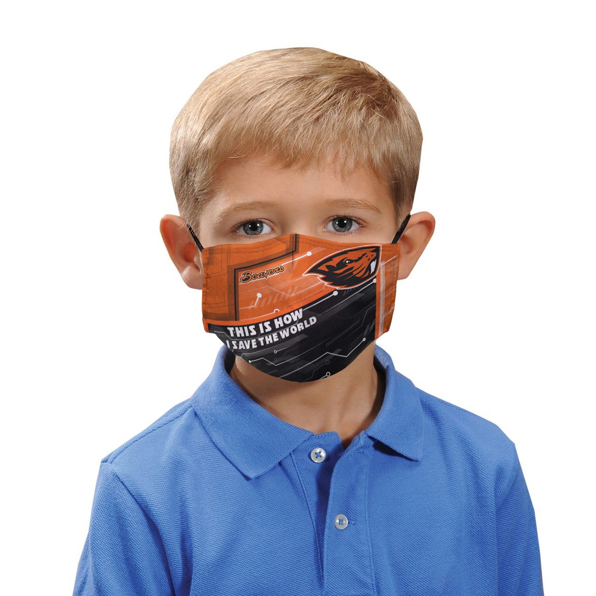 Oregon State Beavers This Is How I Save The World Face Mask