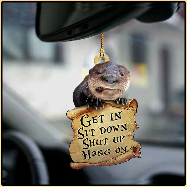 Otter get in otter lover two sided ornament4