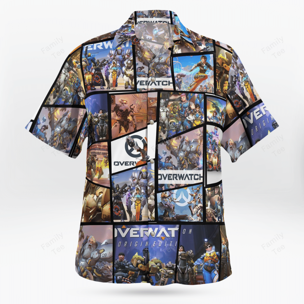 Overwatch cartoon Hawaiian shirt