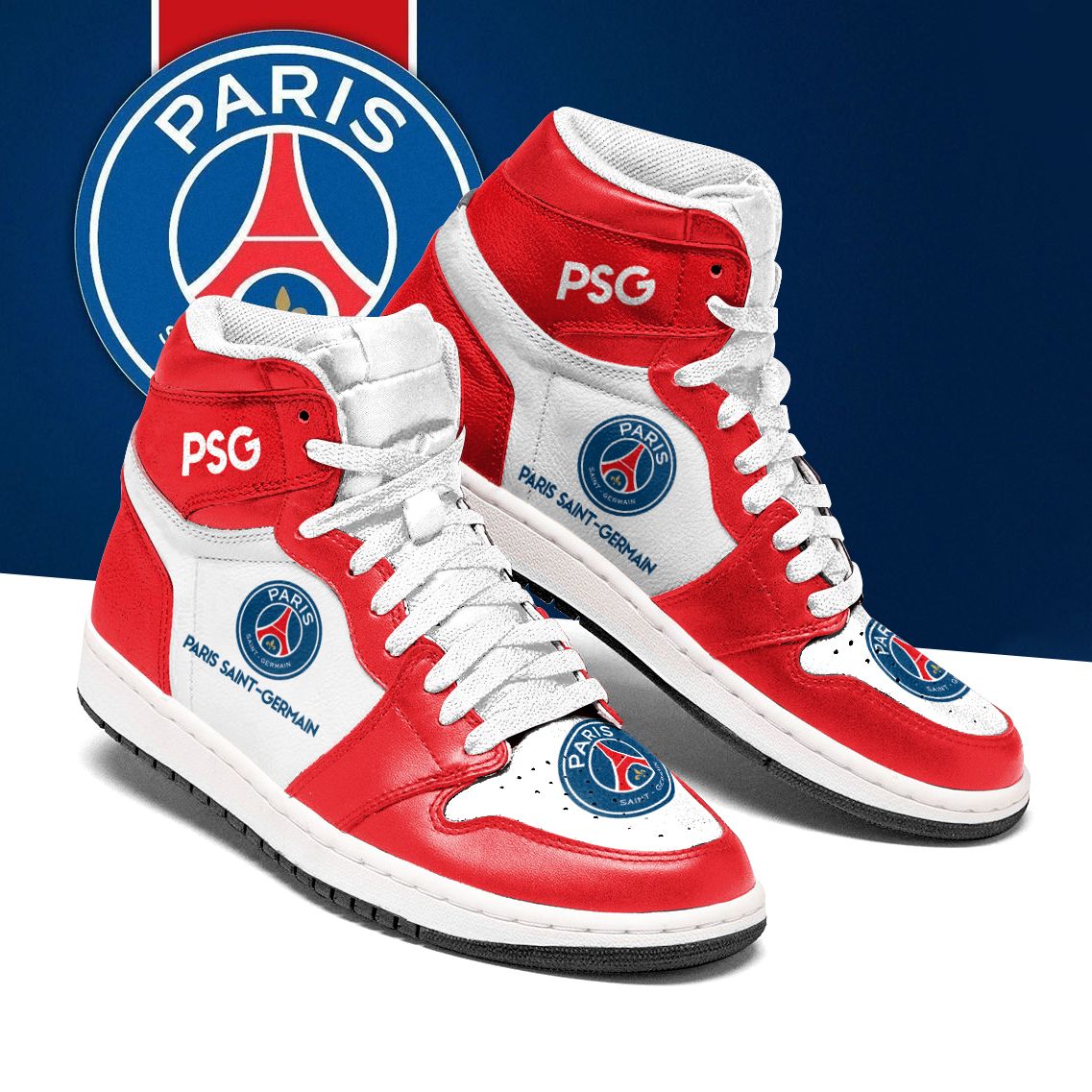 Paris Saint Germain air jordan high top shoes 1.2
