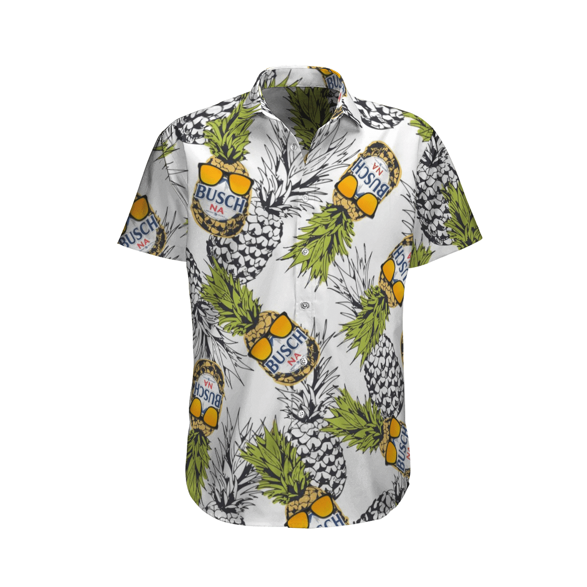 Pineapple busch NA Hawaiian shirt and short