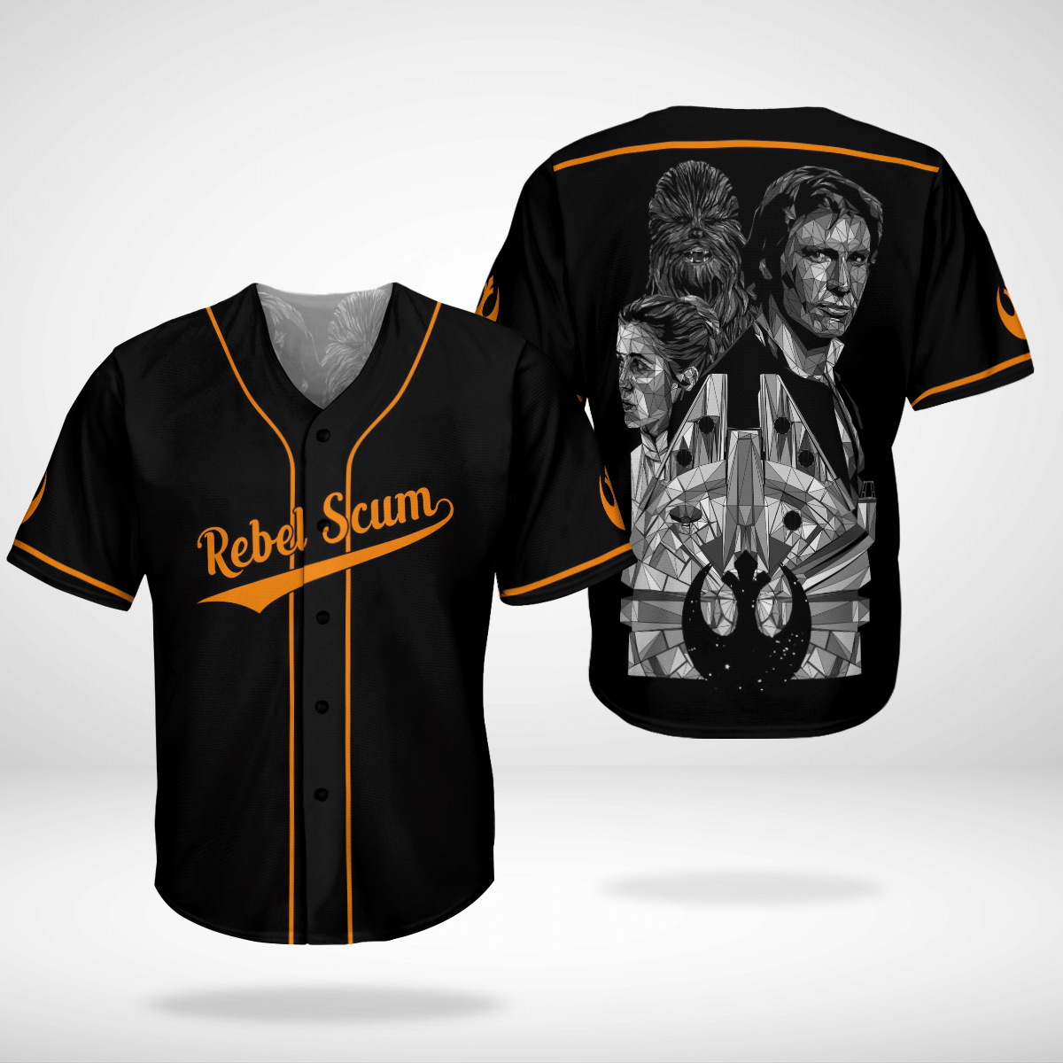 Rebel Scrum baseball shirt