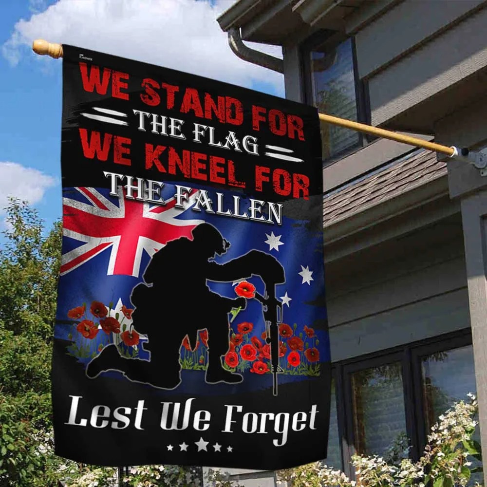 Remembrance Australian Firefighter we stand for the flag we kneel for the fallen flag 1