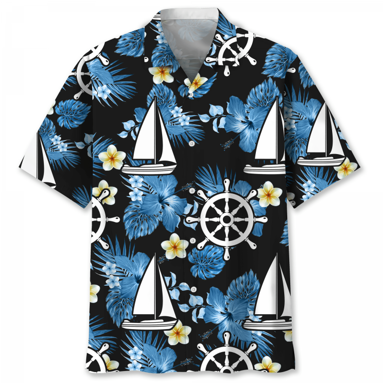 Sailing nature Hawaiian shirt and short