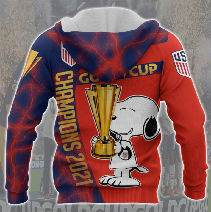 Snoopy Champions 2021 Gold cup hoodie 1