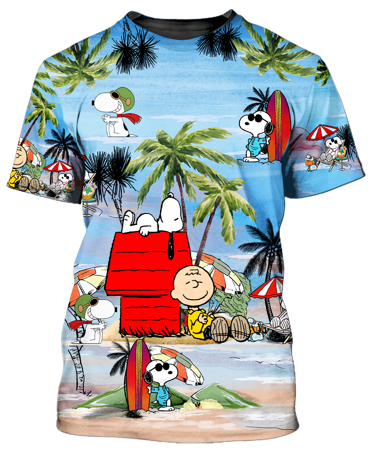 Snoopy and Charlie Brown summer time hoodie and shirt 1