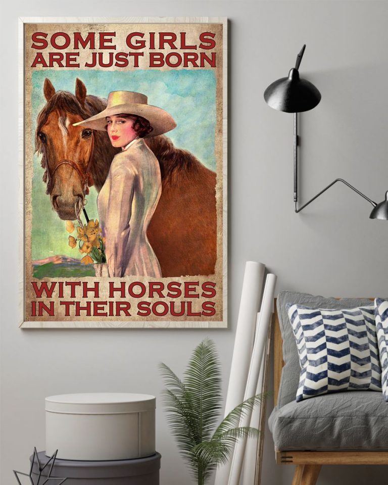 Some girls are just born with horses in their souls poster 1
