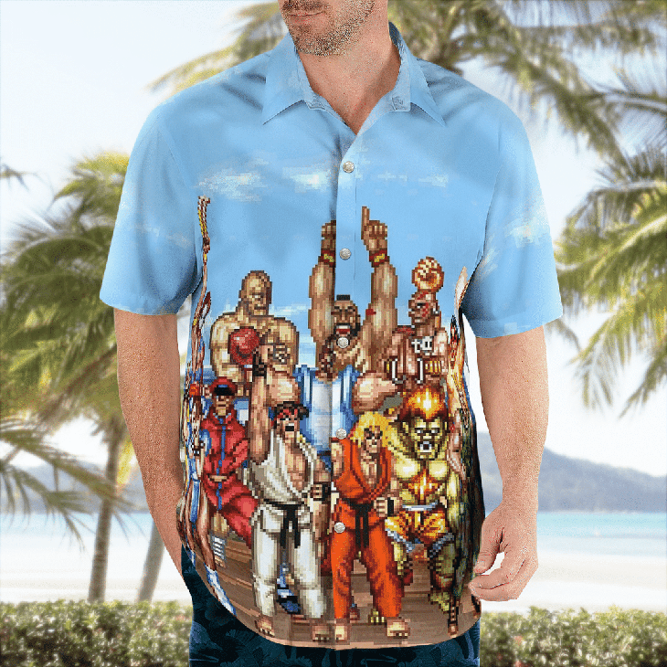 Street Fighter Hawaiian Shirt2