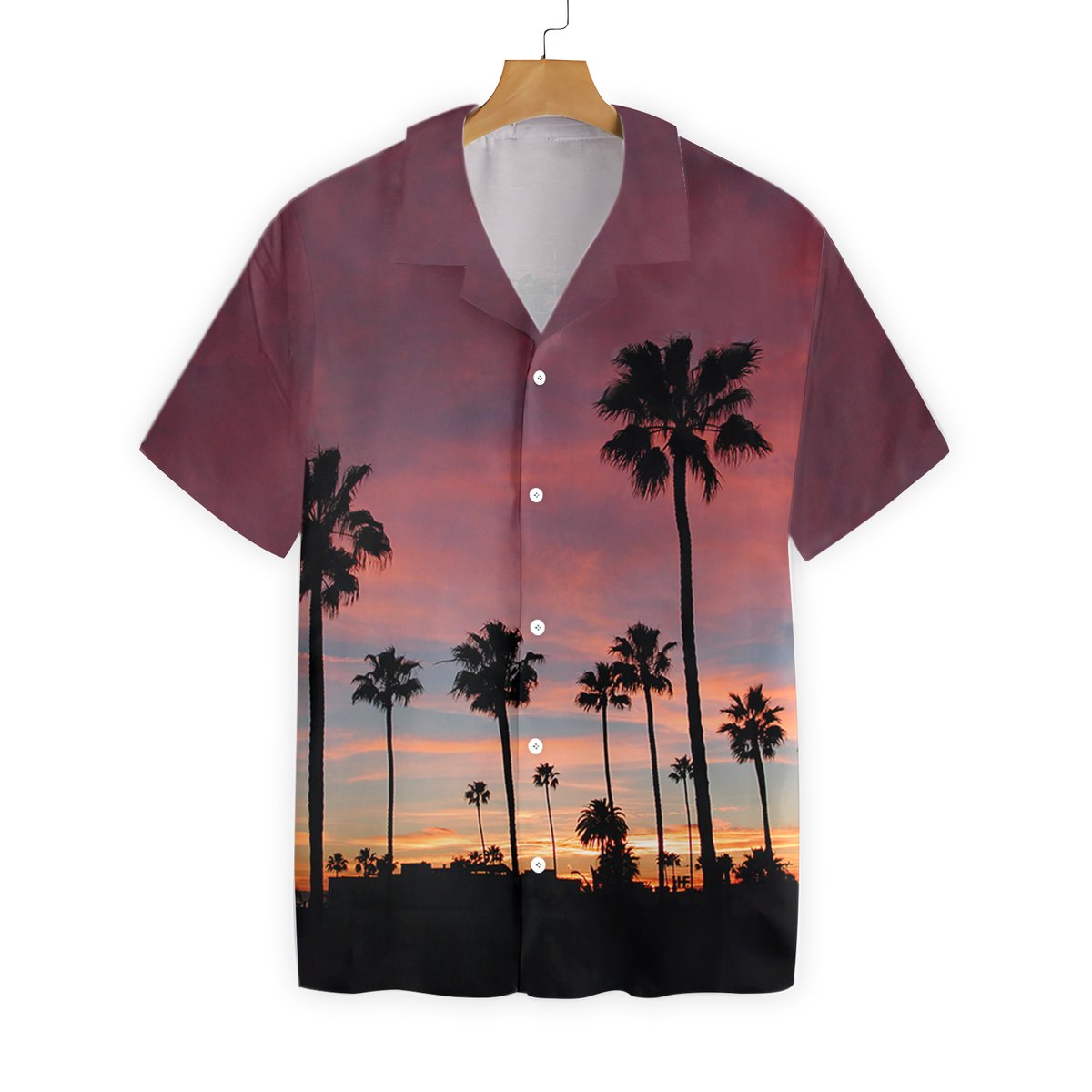 Sunset Venice Beach Hawaiian Shirt1