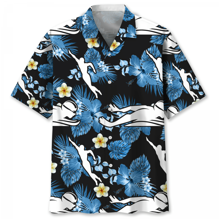 Swimming nature Hawaiian shirt 